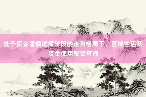 处于资金谨慎试探阶段的走势格局下，区域性活跃资金使用配资查询