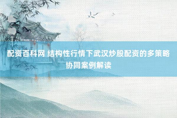 配资百科网 结构性行情下武汉炒股配资的多策略协同案例解读